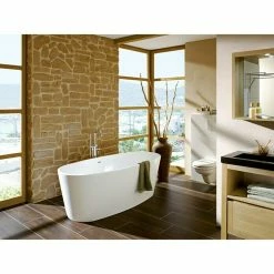 BAUHAUS Camargue Freistehende Badewanne Tao 174,5 X 78 Cm, Sanitäracryl, Weiß -Sanitärinstallation Verkaufsladen 12 2086