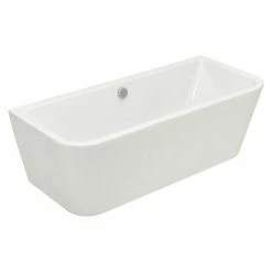 BAUHAUS Camargue Freistehende Badewanne Buena Vista 180 X 80 Cm, Mittig, Sanitäracryl, Weiß