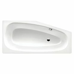 BAUHAUS Kaldewei Badewanne Mini 832 Linksseitig, 157 X 75 Cm, Stahl-Email, Alpinweiß