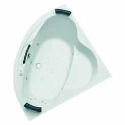 BAUHAUS Ottofond Whirlpool Bengasi 140 X 140 Cm, Sanitäracryl, Weiß