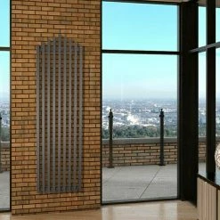 BAUHAUS Designheizkörper Pipe 51 X 180 Cm, 1.118 W Bei 75/65/20 °C, Moonstone-Grau