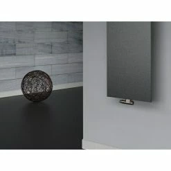 BAUHAUS Designheizkörper Manhattan 2 47 X 120 Cm, Mit 1 Handtuchhalter (15 Mm), 799 W Bei 75/65/20 °C, Moonstone-Grau -Sanitärinstallation Verkaufsladen 12 2178