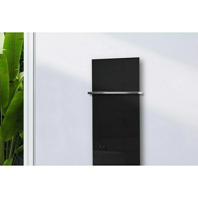BAUHAUS Designheizkörper Montevideo 47 X 120 Cm, Mit 1 Handtuchhalter (15 Mm), 799 W Bei 75/65/20 °C, Schwarz 4 BAUHAUS Designheizkörper Montevideo 47 X 120 Cm, Mit 1 Handtuchhalter (15 Mm), 799 W Bei 75/65/20 °C, Schwarz – Bild 2