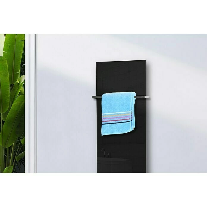 BAUHAUS Designheizkörper Montevideo 47 X 120 Cm, Mit 1 Handtuchhalter (15 Mm), 799 W Bei 75/65/20 °C, Schwarz 5 BAUHAUS Designheizkörper Montevideo 47 X 120 Cm, Mit 1 Handtuchhalter (15 Mm), 799 W Bei 75/65/20 °C, Schwarz – Bild 3