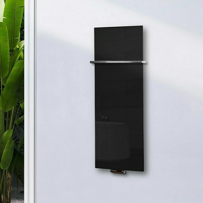 BAUHAUS Designheizkörper Montevideo 47 X 120 Cm, Mit 1 Handtuchhalter (15 Mm), 799 W Bei 75/65/20 °C, Schwarz 7 BAUHAUS Designheizkörper Montevideo 47 X 120 Cm, Mit 1 Handtuchhalter (15 Mm), 799 W Bei 75/65/20 °C, Schwarz – Bild 5