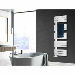 BAUHAUS Designheizkörper Chicago 50 X 145 Cm, 640 W Bei 75/65/20 °C, Weiß -Sanitärinstallation Verkaufsladen 12 2191