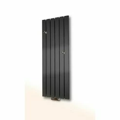 BAUHAUS Designheizkörper Peking 47 X 120 Cm, 2 Knopfhalter, 799 W Bei 75/65/20 °C, Moonstone-Grau -Sanitärinstallation Verkaufsladen 12 2237