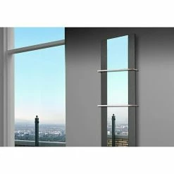 BAUHAUS Designheizkörper Singapur 47 X 180 Cm, Mit 2 Handtuchhalter (15 Mm), 1.118 W Bei 75/65/20 °C, Moonstone-Grau -Sanitärinstallation Verkaufsladen 12 2244