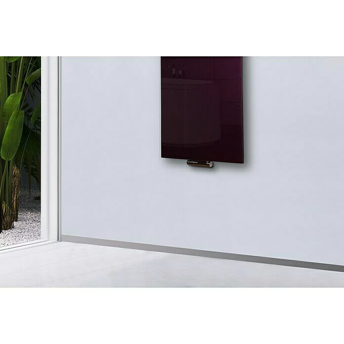 BAUHAUS Designheizkörper Montevideo 47 X 120 Cm, Mit 1 Handtuchhalter (15 Mm), 799 W Bei 75/65/20 °C, Purpur Violett 6 BAUHAUS Designheizkörper Montevideo 47 X 120 Cm, Mit 1 Handtuchhalter (15 Mm), 799 W Bei 75/65/20 °C, Purpur Violett – Bild 4