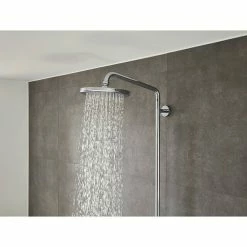 BAUHAUS Hansgrohe Duschsystem Croma Showerpipe 220 Mit Thermostatarmatur, Lochabstand: 103,8 Cm, Anzahl Strahlarten: 4 Stk., Chrom -Sanitärinstallation Verkaufsladen 12 226