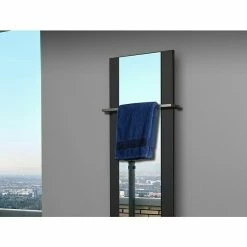 BAUHAUS Designheizkörper Singapur 47 X 120 Cm, Mit 1 Handtuchhalter (15 Mm), 799 W Bei 75/65/20 °C, Schwarz -Sanitärinstallation Verkaufsladen 12 2277