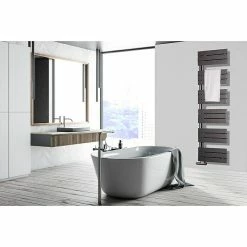 BAUHAUS Designheizkörper Chicago 50 X 175 Cm, 740 W Bei 75/65/20 °C, Moonstone -Sanitärinstallation Verkaufsladen 12 2281