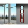 BAUHAUS Designheizkörper Singapur 47 X 180 Cm, Mit 2 Handtuchhalter (50 Mm), 1.118 W Bei 75/65/20 °C, Rot -Sanitärinstallation Verkaufsladen 12 2284