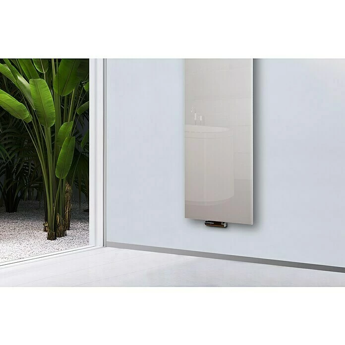 BAUHAUS Designheizkörper Montevideo 47 X 180 Cm, Ohne Handtuchhalter, 1.118 W Bei 75/65/20 °C, Weiß 5 BAUHAUS Designheizkörper Montevideo 47 X 180 Cm, Ohne Handtuchhalter, 1.118 W Bei 75/65/20 °C, Weiß – Bild 3