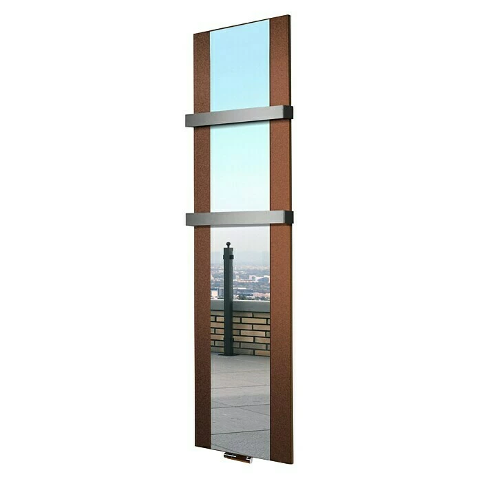 BAUHAUS Designheizkörper Singapur 47 X 180 Cm, Mit 2 Handtuchhalter (50 Mm), 1.118 W Bei 75/65/20 °C, Braun 4 BAUHAUS Designheizkörper Singapur 47 X 180 Cm, Mit 2 Handtuchhalter (50 Mm), 1.118 W Bei 75/65/20 °C, Braun – Bild 2