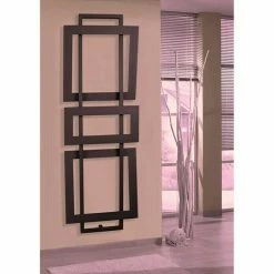 BAUHAUS Designheizkörper Art I 60 X 180 Cm, 1.019 W Bei 75/65/20 °C, Nabenabstand: 330 Mm, Braun