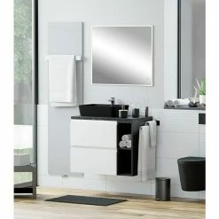 BAUHAUS Designheizkörper Manhattan 3 47 X 180 Cm, Mit 1 Handtuchhalter (50 Mm), 1.118 W Bei 75/65/20 °C, Edelstahl Matt -Sanitärinstallation Verkaufsladen 12 2345