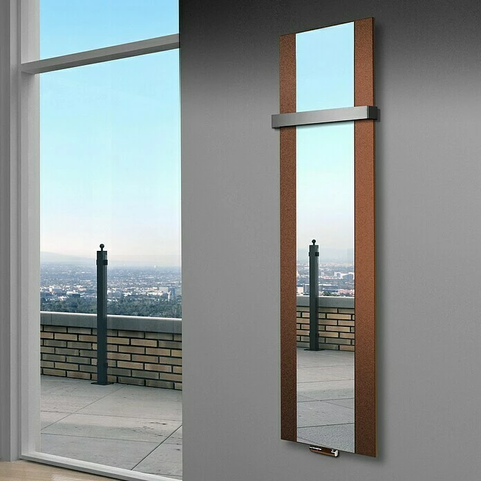 BAUHAUS Designheizkörper Singapur 47 X 180 Cm, Mit 1 Handtuchhalter (50 Mm), 1.118 W Bei 75/65/20 °C, Braun 8 BAUHAUS Designheizkörper Singapur 47 X 180 Cm, Mit 1 Handtuchhalter (50 Mm), 1.118 W Bei 75/65/20 °C, Braun – Bild 6