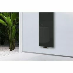 BAUHAUS Designheizkörper Montevideo 47 X 180 Cm, Mit 1 Handtuchhalter (15 Mm), 1.118 W Bei 75/65/20 °C, Grau -Sanitärinstallation Verkaufsladen 12 2382