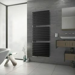 BAUHAUS Ximax Designheizkörper Fortuna Open 60 X 151,2 Cm, 870 W, Anthrazit