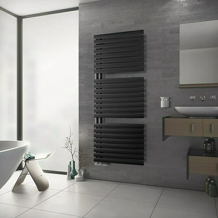 BAUHAUS Ximax Designheizkörper Fortuna Open 60 X 151,2 Cm, 870 W, Anthrazit 3 BAUHAUS Ximax Designheizkörper Fortuna Open 60 X 151,2 Cm, 870 W, Anthrazit