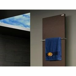 BAUHAUS Designheizkörper Manhattan 3 47 X 180 Cm, Mit 1 Handtuchhalter (15 Mm), 1.118 W Bei 75/65/20 °C, Braun -Sanitärinstallation Verkaufsladen 12 2391