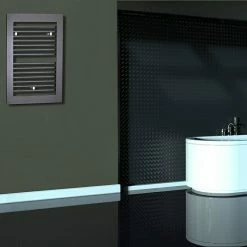 BAUHAUS Designheizkörper Window 1 60 X 77 Cm, 590 W Bei 75/65/20 °C, Moonstone-Grau