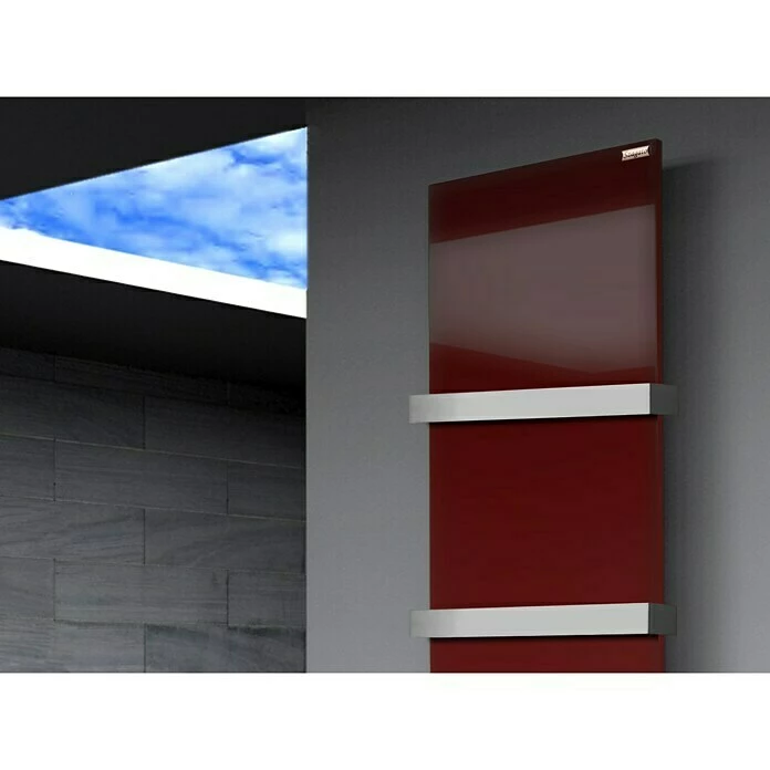 BAUHAUS Designheizkörper Manhattan 3 47 X 180 Cm, Mit 2 Handtuchhalter (50 Mm), 1.118 W Bei 75/65/20 °C, Rot 6 BAUHAUS Designheizkörper Manhattan 3 47 X 180 Cm, Mit 2 Handtuchhalter (50 Mm), 1.118 W Bei 75/65/20 °C, Rot – Bild 4