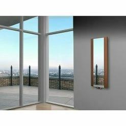 BAUHAUS Designheizkörper Singapur 47 X 120 Cm, Ohne Handtuchhalter, 799 W Bei 75/65/20 °C, Braun