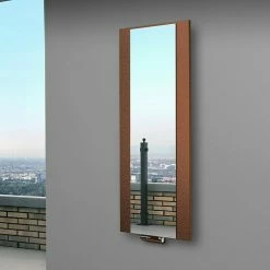 BAUHAUS Designheizkörper Singapur 47 X 120 Cm, Ohne Handtuchhalter, 799 W Bei 75/65/20 °C, Braun -Sanitärinstallation Verkaufsladen 12 2419