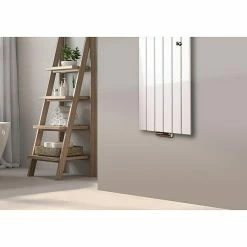 BAUHAUS Designheizkörper Peking 47 X 120 Cm, 2 Knopfhalter, 799 W Bei 75/65/20 °C, Weiß -Sanitärinstallation Verkaufsladen 12 2428