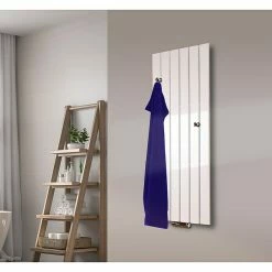 BAUHAUS Designheizkörper Peking 47 X 120 Cm, 2 Knopfhalter, 799 W Bei 75/65/20 °C, Weiß -Sanitärinstallation Verkaufsladen 12 2430