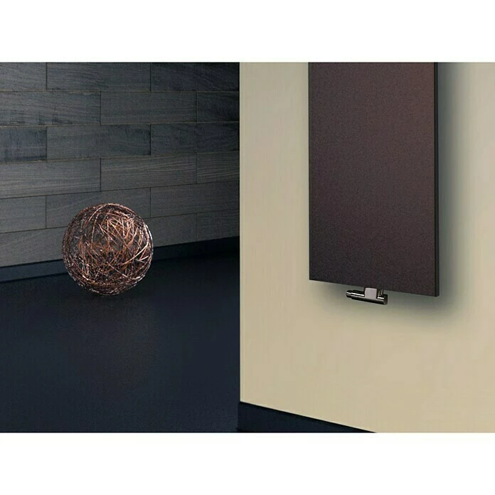 BAUHAUS Designheizkörper Manhattan 2 47 X 120 Cm, Mit 1 Handtuchhalter (15 Mm), 799 W Bei 75/65/20 °C, Braun 7 BAUHAUS Designheizkörper Manhattan 2 47 X 120 Cm, Mit 1 Handtuchhalter (15 Mm), 799 W Bei 75/65/20 °C, Braun – Bild 5