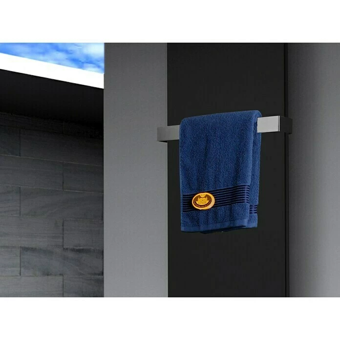 BAUHAUS Designheizkörper Manhattan 3 47 X 180 Cm, Mit 1 Handtuchhalter (50 Mm), 1.118 W Bei 75/65/20 °C, Schwarz 5 BAUHAUS Designheizkörper Manhattan 3 47 X 180 Cm, Mit 1 Handtuchhalter (50 Mm), 1.118 W Bei 75/65/20 °C, Schwarz – Bild 3