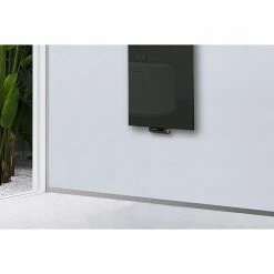 BAUHAUS Designheizkörper Montevideo 47 X 120 Cm, Mit 1 Handtuchhalter (50 Mm), 799 W Bei 75/65/20 °C, Grau -Sanitärinstallation Verkaufsladen 12 2466