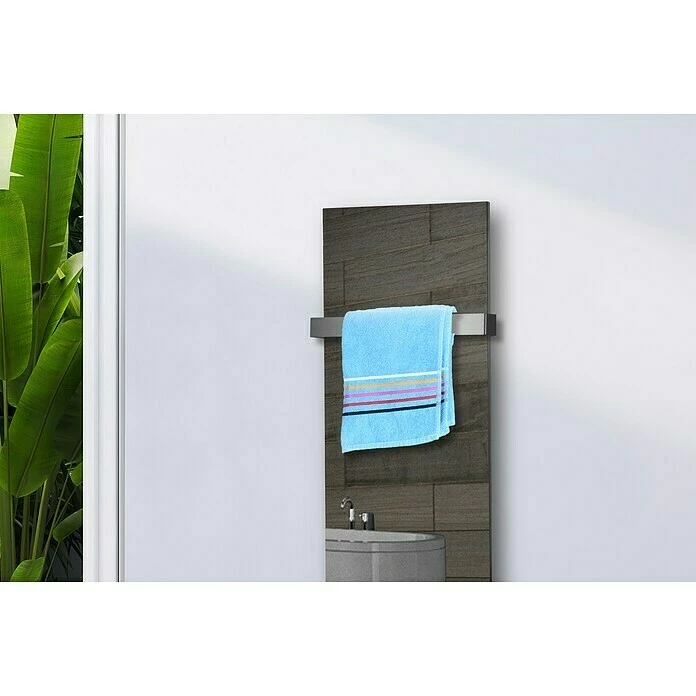 BAUHAUS Designheizkörper Montevideo 47 X 120 Cm, Mit 1 Handtuchhalter (50 Mm), 799 W Bei 75/65/20 °C, Silber 5 BAUHAUS Designheizkörper Montevideo 47 X 120 Cm, Mit 1 Handtuchhalter (50 Mm), 799 W Bei 75/65/20 °C, Silber – Bild 3