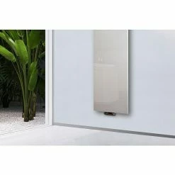 BAUHAUS Designheizkörper Montevideo 47 X 180 Cm, Mit 2 Handtuchhalter (15 Mm), 1.118 W Bei 75/65/20 °C, Weiß -Sanitärinstallation Verkaufsladen 12 2523