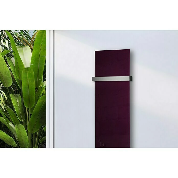 BAUHAUS Designheizkörper Montevideo 47 X 180 Cm, Mit 1 Handtuchhalter (50 Mm), 1.118 W Bei 75/65/20 °C, Purpur Violett 4 BAUHAUS Designheizkörper Montevideo 47 X 180 Cm, Mit 1 Handtuchhalter (50 Mm), 1.118 W Bei 75/65/20 °C, Purpur Violett – Bild 2