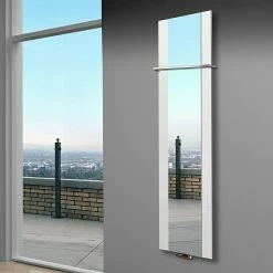 BAUHAUS Designheizkörper Singapur 47 X 180 Cm, Mit 1 Handtuchhalter (15 Mm), 1.118 W Bei 75/65/20 °C, Weiß -Sanitärinstallation Verkaufsladen 12 2540