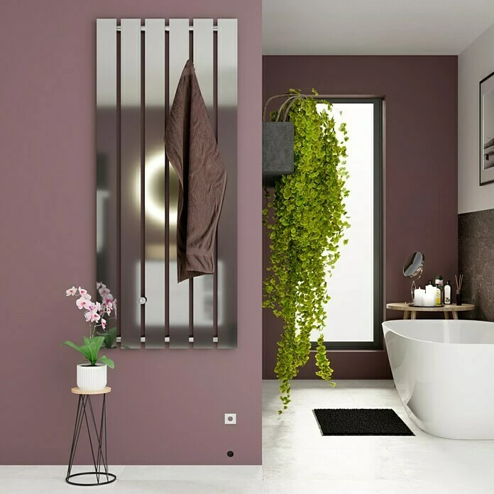 BAUHAUS Admiral Designheizkörper Tokio 55 X 150 Cm, 799 W, Chrom Effekt 3 BAUHAUS Admiral Designheizkörper Tokio 55 X 150 Cm, 799 W, Chrom Effekt