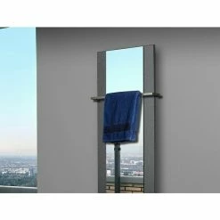 BAUHAUS Designheizkörper Singapur 47 X 120 Cm, Mit 1 Handtuchhalter (15 Mm), 799 W Bei 75/65/20 °C, Moonstone-Grau -Sanitärinstallation Verkaufsladen 12 2580