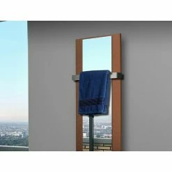 BAUHAUS Designheizkörper Singapur 47 X 120 Cm, Mit 1 Handtuchhalter (50 Mm), 799 W Bei 75/65/20 °C, Braun -Sanitärinstallation Verkaufsladen 12 2590
