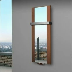 BAUHAUS Designheizkörper Singapur 47 X 120 Cm, Mit 1 Handtuchhalter (50 Mm), 799 W Bei 75/65/20 °C, Braun -Sanitärinstallation Verkaufsladen 12 2592