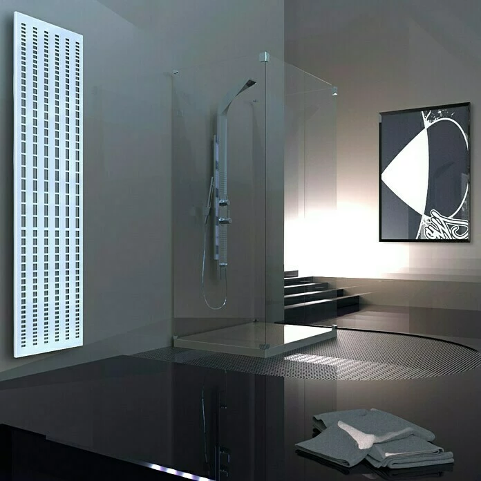 BAUHAUS Designheizkörper Broken Mirror 3 47 X 180 Cm, Ohne Handtuchhalter, 1.118 W Bei 75/65/20 °C, Moonstone-Grau/Weiß 3 BAUHAUS Designheizkörper Broken Mirror 3 47 X 180 Cm, Ohne Handtuchhalter, 1.118 W Bei 75/65/20 °C, Moonstone-Grau/Weiß