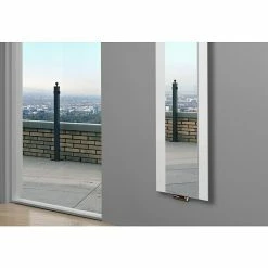 BAUHAUS Designheizkörper Singapur 47 X 180 Cm, Mit 2 Handtuchhalter (50 Mm), 1.118 W Bei 75/65/20 °C, Weiß -Sanitärinstallation Verkaufsladen 12 2633