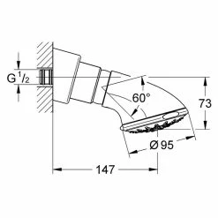 BAUHAUS Grohe Kopfbrause Relexa 100 Anzahl Funktionen: 5, Durchmesser: 9,5 Cm, Chrom 5 BAUHAUS Grohe Kopfbrause Relexa 100 Anzahl Funktionen: 5, Durchmesser: 9,5 Cm, Chrom -Sanitärinstallation Verkaufsladen 12 264