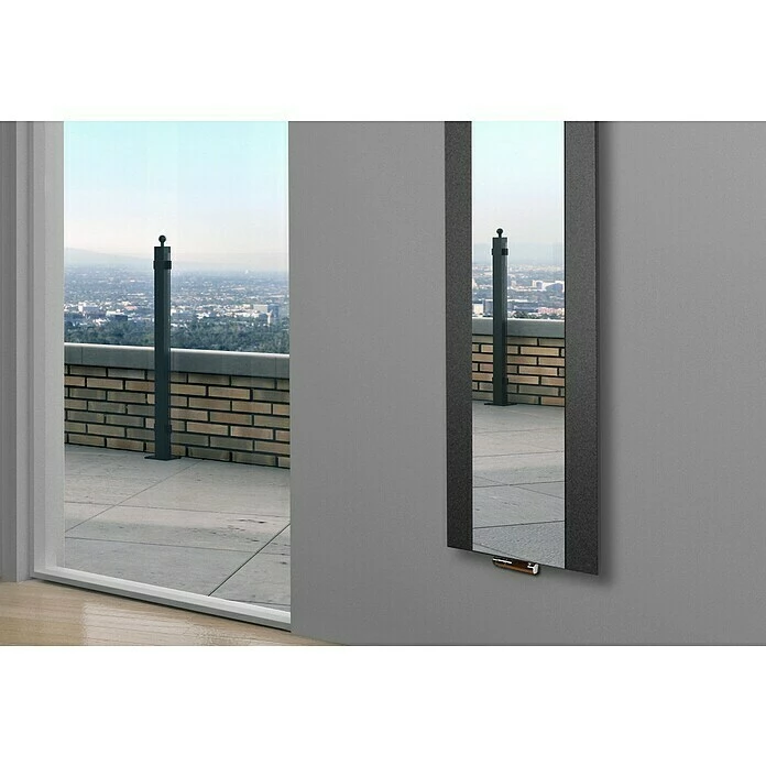 BAUHAUS Designheizkörper Singapur 47 X 180 Cm, Ohne Handtuchhalter, 1.118 W Bei 75/65/20 °C, Moonstone-Grau 6 BAUHAUS Designheizkörper Singapur 47 X 180 Cm, Ohne Handtuchhalter, 1.118 W Bei 75/65/20 °C, Moonstone-Grau – Bild 4