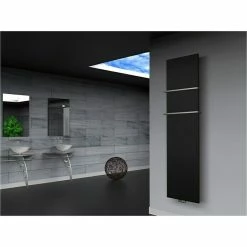 BAUHAUS Designheizkörper Manhattan 3 47 X 180 Cm, Mit 2 Handtuchhalter (15 Mm), 1.118 W Bei 75/65/20 °C, Schwarz 11 BAUHAUS Designheizkörper Manhattan 3 47 X 180 Cm, Mit 2 Handtuchhalter (15 Mm), 1.118 W Bei 75/65/20 °C, Schwarz -Sanitärinstallation Verkaufsladen 12 2673