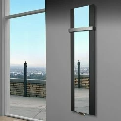 BAUHAUS Designheizkörper Singapur 47 X 180 Cm, Mit 1 Handtuchhalter (50 Mm), 1.118 W Bei 75/65/20 °C, Schwarz 13 BAUHAUS Designheizkörper Singapur 47 X 180 Cm, Mit 1 Handtuchhalter (50 Mm), 1.118 W Bei 75/65/20 °C, Schwarz -Sanitärinstallation Verkaufsladen 12 2722