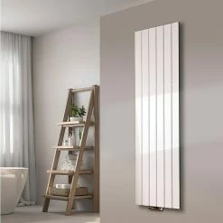 BAUHAUS Designheizkörper Peking 47 X 180 Cm, Ohne Handtuchhalter, 1.118 W Bei 75/65/20 °C, Weiß -Sanitärinstallation Verkaufsladen 12 2727